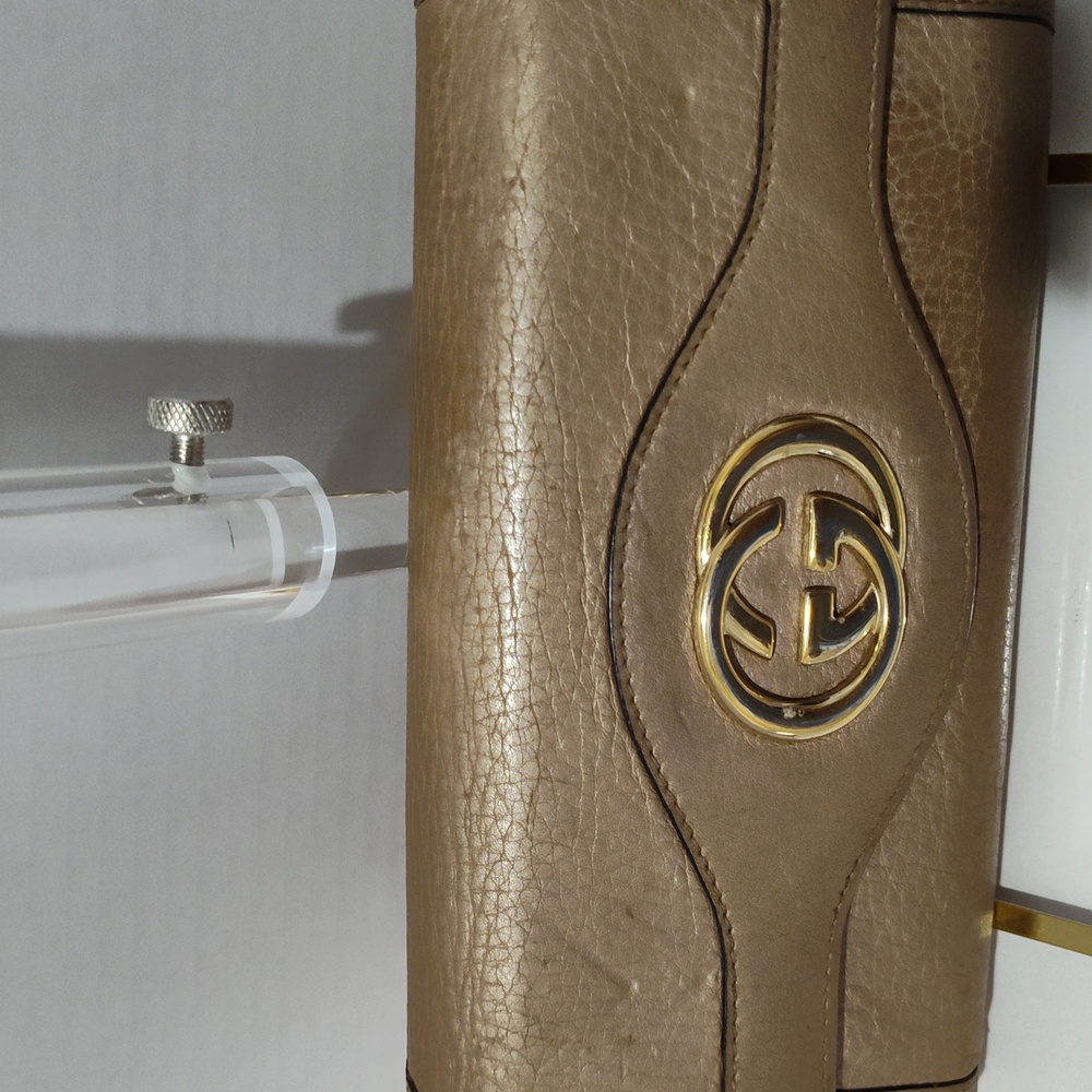 Gucci Beige Leather Wallet - Picture 4 of 11